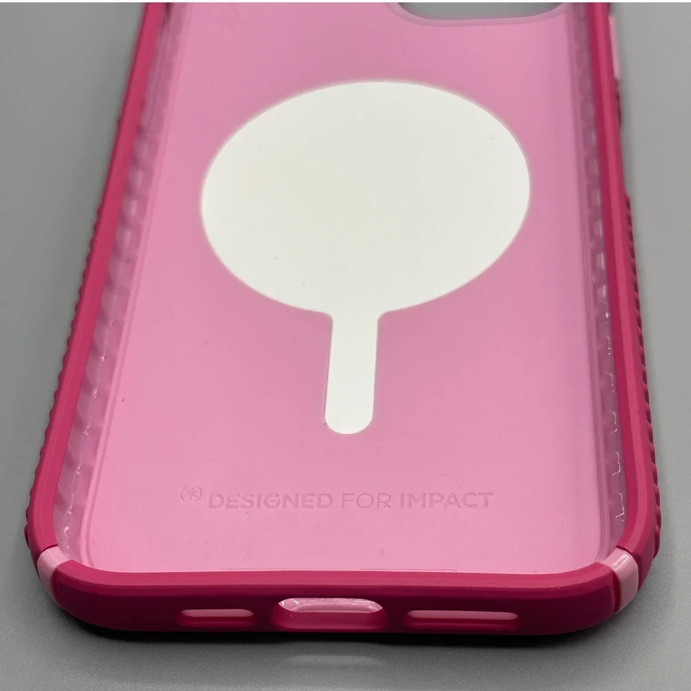 Speck Presidio2 Grip iPhone 13 Pro Max Case Pink Protective No-Slip Cover